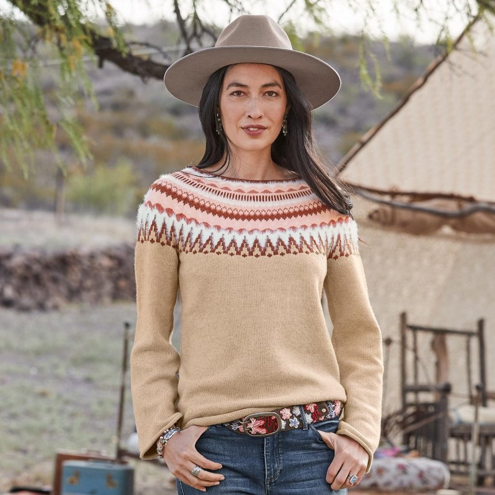 ☀️SUNDANCE PIPER FAIR ISLE SWEATER☀️